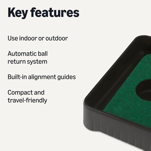 Amazon Basics Golf Putting Mat with Automatic Ball Return in Saudi Arabia