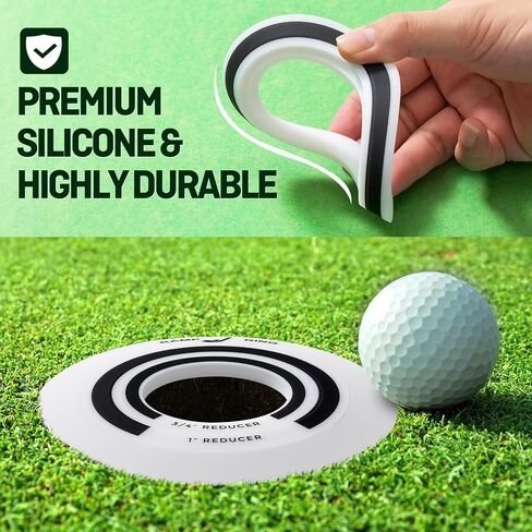 Golf Putting Ring Set, Usable for Green Indoor and Outdoor Putting Practice， Improve Your Shorter Putting Skills and Increase Confidence, Golf Gifts for Men & Women in Saudi Arabia