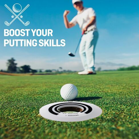 Golf Putting Ring Set, Usable for Green Indoor and Outdoor Putting Practice， Improve Your Shorter Putting Skills and Increase Confidence, Golf Gifts for Men & Women in Saudi Arabia