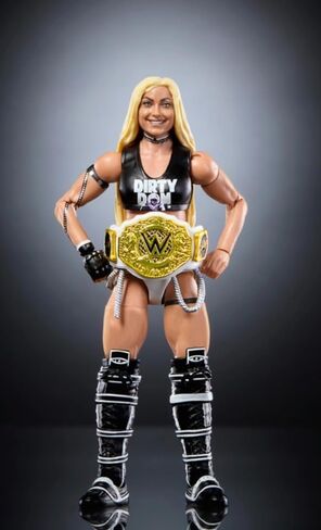 لعبة WWE Liv Morgan مع حزام البطولة النسائية Mattel Elite Collection Series 119 لعبة شخصية المصارعة in Saudi Arabia