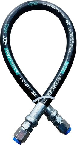 Haichy 26711-06-06-36 Hydraulic Hose Swivel Assembly 3/8" Hydraulic Hose with Male JIC X Male JIC, 36" Long, 4785 PSI in Saudi Arabia