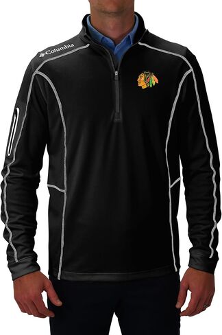 Columbia Chicago Blackhawks Golf Men's Casual Lightweight Shotgun Pullover in Saudi Arabia