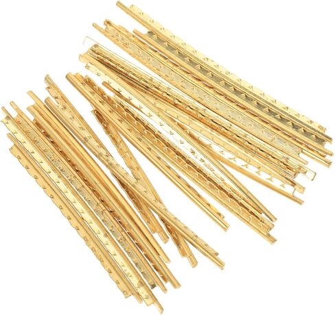 20pcs Brass Guitar Fret Wires for Acoustic Bass Fingerboard Upgrade Parts Music Instrument Accessories for Luthiers and Guitar Enthusiasts in Saudi Arabia