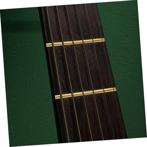 19pcs Brass Guitar Fret Wire for Electric and Acoustic Guitars Fingerboard Replacement Frets and Easy to Install for Beginners and DIY Repair in Saudi Arabia