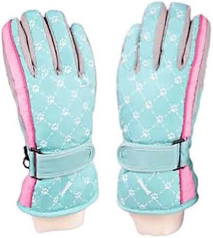 Kids Winter Thermal-Warm Gloves - Windproof Ski-Gloves Outdoor Snowboarding Gloves for Outdoor Activities in Saudi Arabia