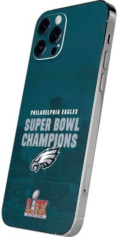 Skinit Decal Phone Skin Compatible with iPhone 12 Pro Max - Officially Licensed NFL Philadelphia Eagles Super Bowl LIX Champions Design in Saudi Arabia