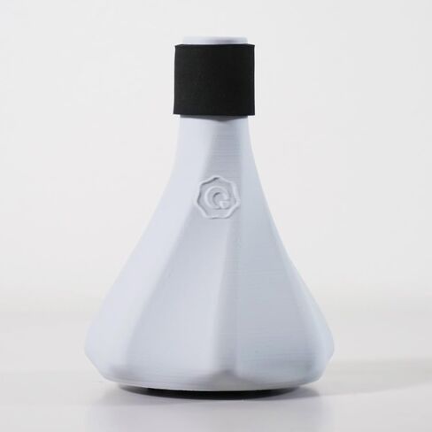 Trumpet Practice Mute – Ultra-Quiet, Lightweight 3-in-1 Capsule (Silencer, Blowing, Tone) – QooMute (Asche - Ash Gray) in Saudi Arabia