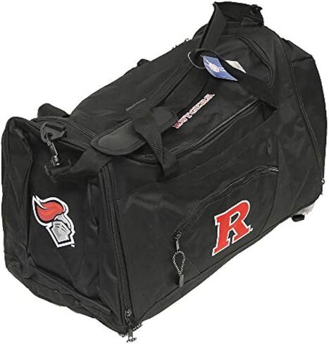 Northwest Officially Licensed NCAA ""Roadblock"" Duffel Bag (Rutgers Scarlet Knights), Black in Saudi Arabia