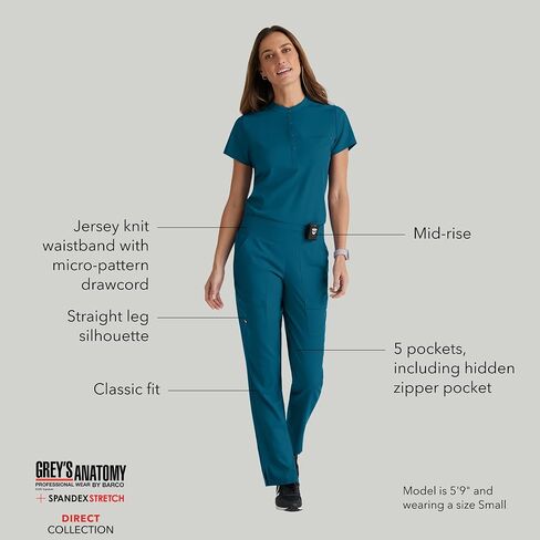BARCO Grey's Anatomy Spandex Stretch Direct - Sprint Scrub Pant for Women, Tapered Women's Scrub Pant in Saudi Arabia