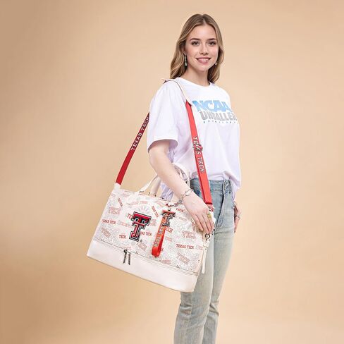 Montana West Duffel Bags for WomenMontana West X NCAA Duffle Travel Bag Foldable Gym Bag Waterproof Weekend Bag for Mens or Women Hangbag with Adjustable Shoulder Strap in Saudi Arabia