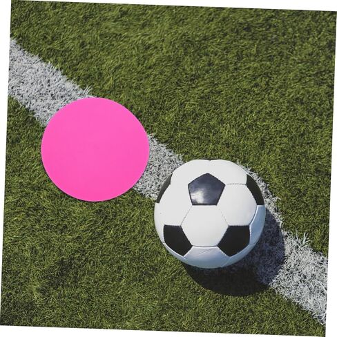 BESPORTBLE 8pcs Soccer Training Target Discs Flat Markers for Football Drills Improve Skills Agility Suitable for Indoor and Outdoor Use Round Colors in Saudi Arabia