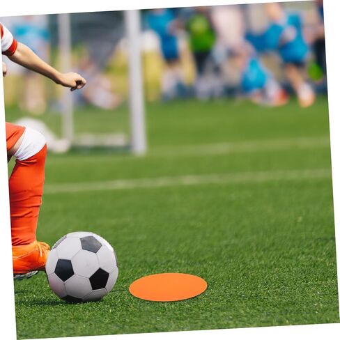 BESPORTBLE 8pcs Soccer Training Target Discs Flat Markers for Football Drills Improve Skills Agility Suitable for Indoor and Outdoor Use Round Colors in Saudi Arabia