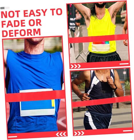 BESPORTBLE Red Ribbon School Sports Belt Double Faced Ribbon Marker for Sprinting Events Durable Athletics Equipment for Competitions in Saudi Arabia