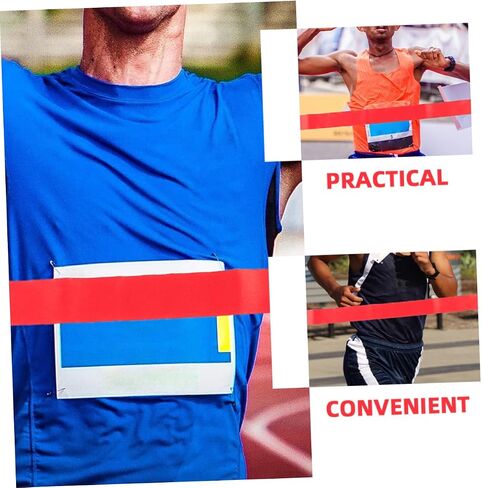 BESPORTBLE Red Ribbon School Sports Belt Double Faced Ribbon Marker for Sprinting Events Durable Athletics Equipment for Competitions in Saudi Arabia