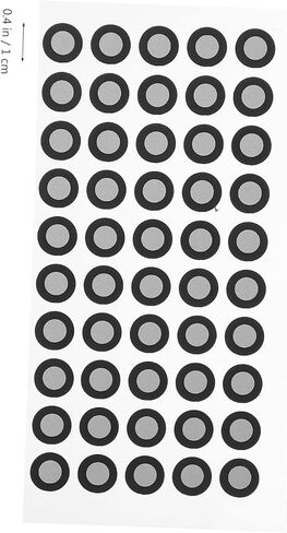 Homoyoyo 50-Pack عالية نقاط علامة الفيلم العاكسة للمسح ثلاثي الأبعاد، نقاط عاكسة قوية بسمك 0.15 مم لتتبع وتحديد المواقع بدقة in Saudi Arabia