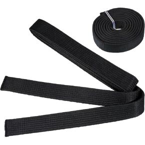 Karate Taekwondo Belt 280cm/3yard Black Martial Arts Belts Long Soft Belt for Judo Karate Taekwondo in Saudi Arabia