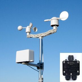 WR-01 Wind and Rain Sensor Set with Modbus RTU, CSV, and JSON Output in Saudi Arabia