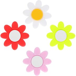 4 قطع من مضرب التنس الممتص للصدمات لمضرب التنس ومرطب الاهتزاز ومرطب زهرة السيليكون أداة ترطيب مضرب التنس ومرطبات سلسلة التنس ومستلزمات التنس اللطيفة (ألوان مختلطة) in Kuwait