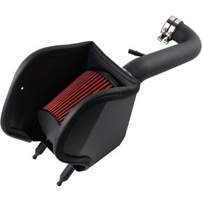 Cold Air Intake Kit with Heat Shield Fit for 2018-2023 Jeep Wrangler JL/Gladiator 3.6L V6 Silver in Kuwait