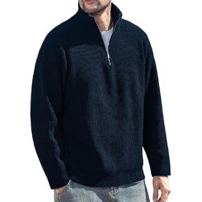 Men's Polo Sweater Fashion Collar Casual Sweater in Saudi Arabia