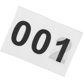 100x Running Race Bibs, Athlete Numbers, Sports Bibs, Large Numbers for Games Athletics Adults Kids in Kuwait