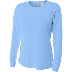 Light Colubmbia Blue Women's Adult Small Long Sleeve Wicking Cool & Comfortable Shirt/Undershirt in Saudi Arabia