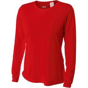 Red Women's Adult XS Long Sleeve Wicking Cool & Comfortable Shirt/Undershirt in Saudi Arabia