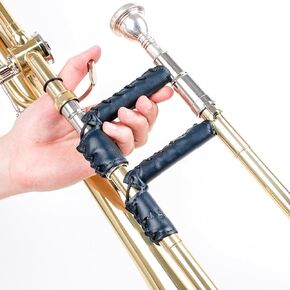 واقي الرقبة الترومبون النباتي - لفافة رقبة منخفضة مع حامل أقلام - حماية مضادة للانزلاق ومقاومة للعرق للاعبين (رمادي) in Kuwait