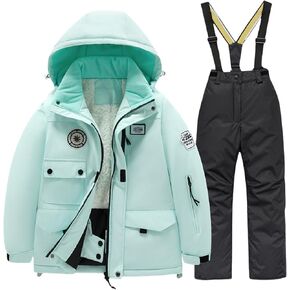 Toddler Snow Suit 2025 Plus Size Warm Windproof Waterproof Winter Coats and Trendy Snow Pants Snowboarding Snowsuit in Saudi Arabia