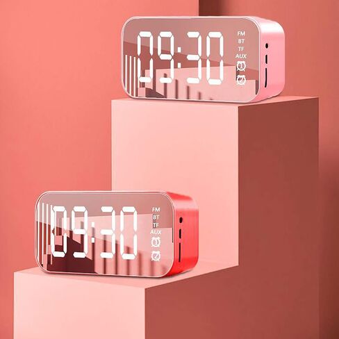 ساعات منبه رقمية لغرف النوم، شاحن USB خافت، أرقام كبيرة تعرض منبهات متعددة الوظائف للنوم الثقيل، ساعة منبه وردية للمنزل والمكتب وغرفة المعيشة in Kuwait