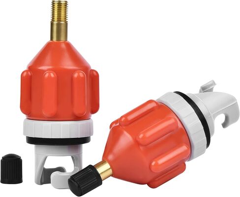 2PCS Universal SUP Pump Adapter, Quick Inflate Leak-Proof Seal, Fits Stand Up Paddle Board, Inflatable Boat, Kayak in Saudi Arabia