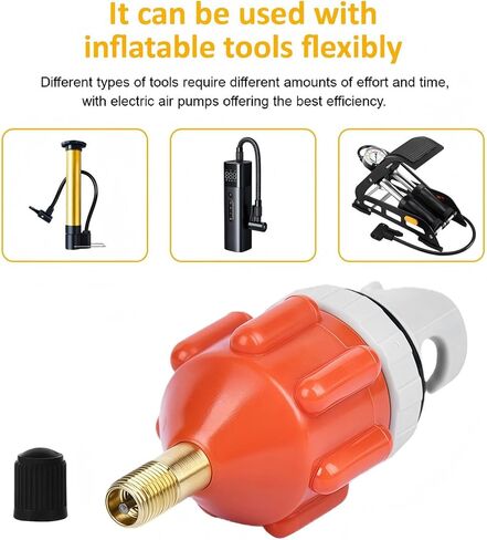 2PCS Universal SUP Pump Adapter, Quick Inflate Leak-Proof Seal, Fits Stand Up Paddle Board, Inflatable Boat, Kayak in Saudi Arabia