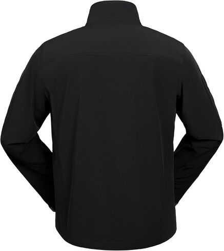 Men's Lightweight Waterproof Jacket,Tactical Rain Zip Up Softshell Jacket Windbreaker Casual for Hiking Travel Golf in Kuwait