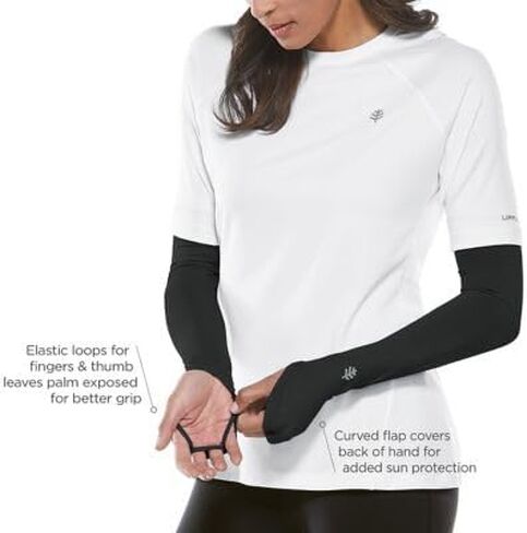 Coolibar Women's Performance Arm Sleeves - UPF 50+ Sun Protection - Backspin in Saudi Arabia