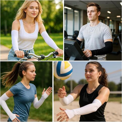 3 أزواج من أكمام الذراع للنساء والرجال، أكمام ذراع مريحة مع فتحة إبهام، أكمام مضغوطة للحماية من الأشعة فوق البنفسجية للأذرع المبردة للوقاية من الشمس، والتدريبات الرياضية، وركوب الدراجات، والقيادة، والمزارعين، والبستنة in Saudi Arabia