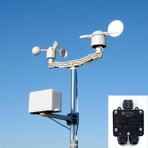 مجموعة مستشعرات الرياح والمطر WR-01 مع مخرجات Modbus RTU وCSV وJSON in Saudi Arabia