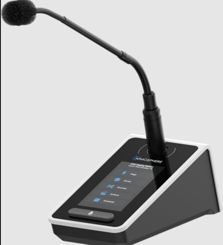 X-ZPS Atmosphere Professional Paging Station with 4.3" LCD Touchscreen, 16" Gooseneck Microphone, Zone Control System in Saudi Arabia