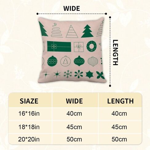 Set of 2 Small Pillow Covers Couch Bed Cotton Throw Pillows Country Art Decor Funky Soft Throw Pillow Cover Gift Box Icon Washable Throw Pillows Cover 20x20 in in Saudi Arabia