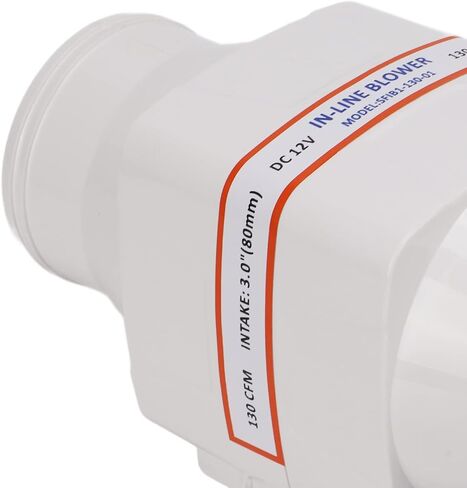 Srliya 3 Inch 12V 130CFM in Line Blower Electric Marine Bilge Air Blower with 4 Blade Fan for Boat Marine in Saudi Arabia