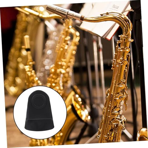 VANZACK Saxophone Mouthpiece Protection Sleeve Medium Size Rubber Protector for Alto Sax and Clarinet Sturdy Saxophone Accessory Tight Fit in Saudi Arabia