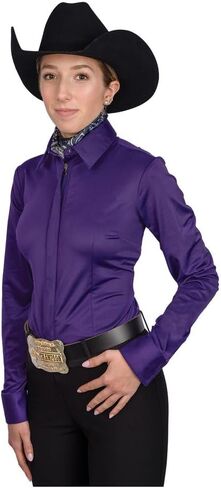 Schneiders Cowgirl Royalty Ladies Lightweight Stretch Show Shirt | Equestrian Elegance & Comfort for Horse Riders in Saudi Arabia
