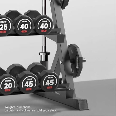 3 Tier Multifunctional Dumbbells Weights Barbells Rack, 1100 lbs Weight Capacity (Rack Only) in Saudi Arabia