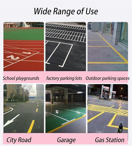 Push-Type Paint Line Marker, for Parking Lot, Road, Warehouse, Playground, Athletic Field, with Adjustable Line Width in Saudi Arabia