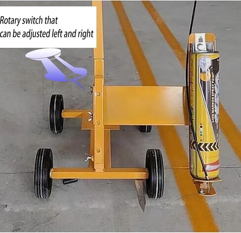 Line Marking Machine, Line Paint Wheel Transmission Tools, Suitable for Marking School Playgrounds and Parking Lots in Saudi Arabia