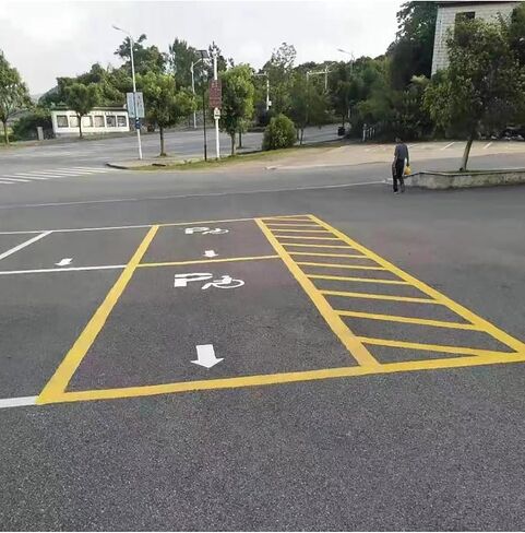 Line Marking Machine, Line Paint Wheel Transmission Tools, Suitable for Marking School Playgrounds and Parking Lots in Saudi Arabia