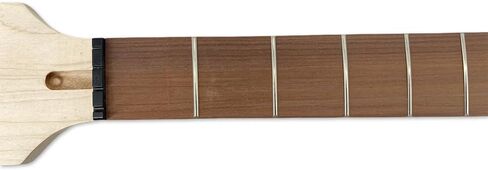 Unfinished Electric Bass guitar neck 20 Fret 32inch Maple Rosewood Fretboard Paddle head No Inlay Electric Guitar Neck Replacement - Bolt On(42mm-64mm) in Saudi Arabia