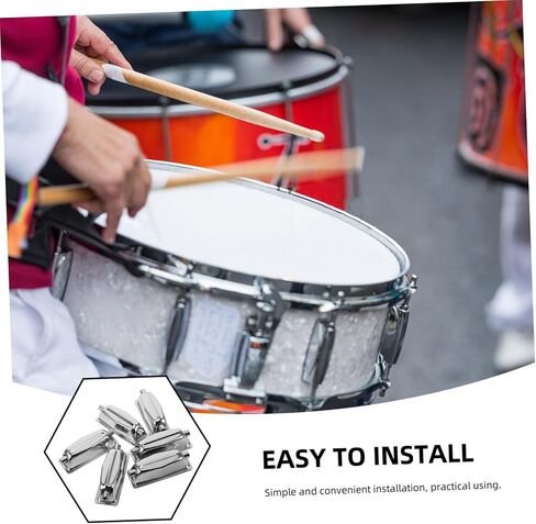 TOYANDONA 6pcs Professional Drum Accessories Lugs for Bass Drum and Snare Replacement Parts in Saudi Arabia