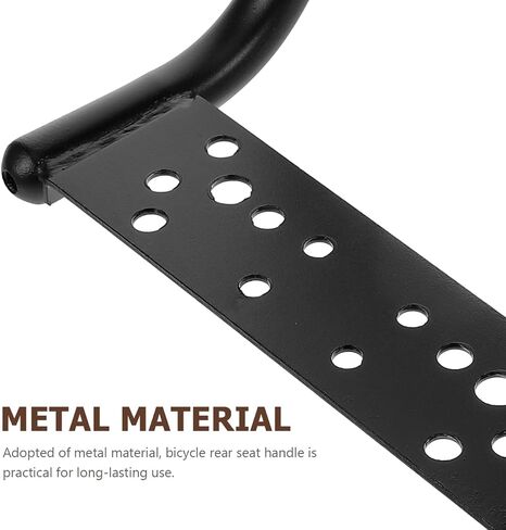 Bicycle Rear Seat Handle Rear Seats Handrail Bike Supplies Scooter Handle Grips for Protection in Saudi Arabia