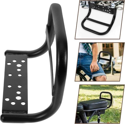 Bicycle Rear Seat Handle Rear Seats Handrail Bike Supplies Scooter Handle Grips for Protection in Saudi Arabia