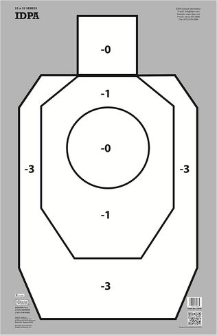 GunFun IDPA Target Pack - 9 Pack - 23x35 in Saudi Arabia